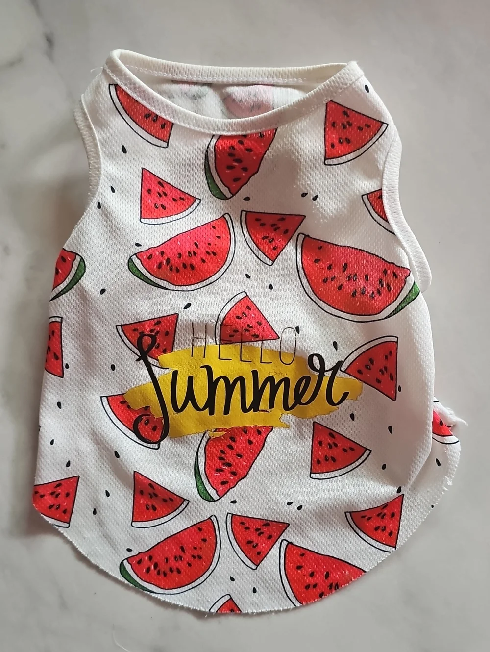 Hello Summer Watermelon Doggy Tee